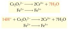 Menyetarakan Atom O dengan H2O(l) dan Atom H dengan H+(aq)